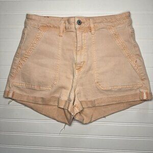 American Eagle ultra high rise mom shorts Size 8 color Pink